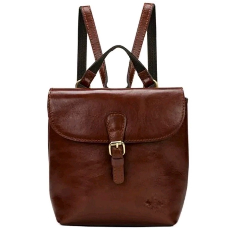 Patricia Nash Vatoni Convertible Backpack In British Tan Brown Small‎ Size Boho